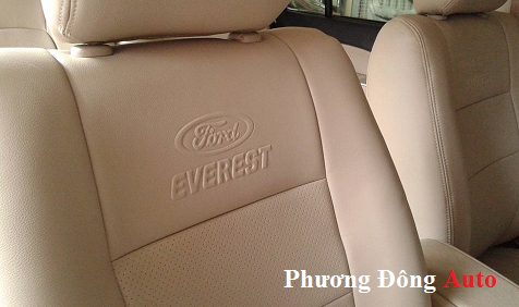 Bọc ghế da thật công nghiệp Ford Everest   Bọc đệm da Ford Everes