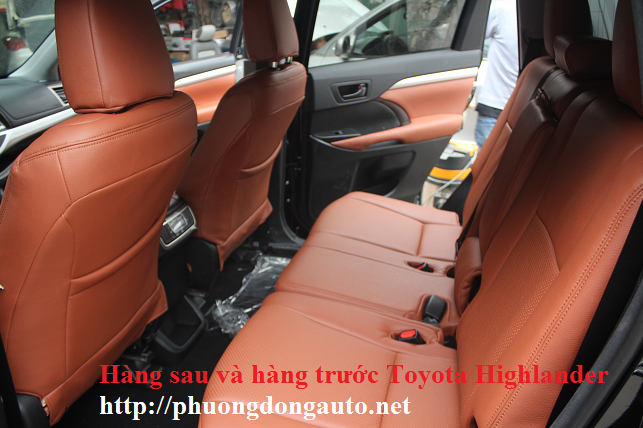Bọc ghế da Singapore Toyota Highlander 2017   Bọc ghế da Singapore bền nhất